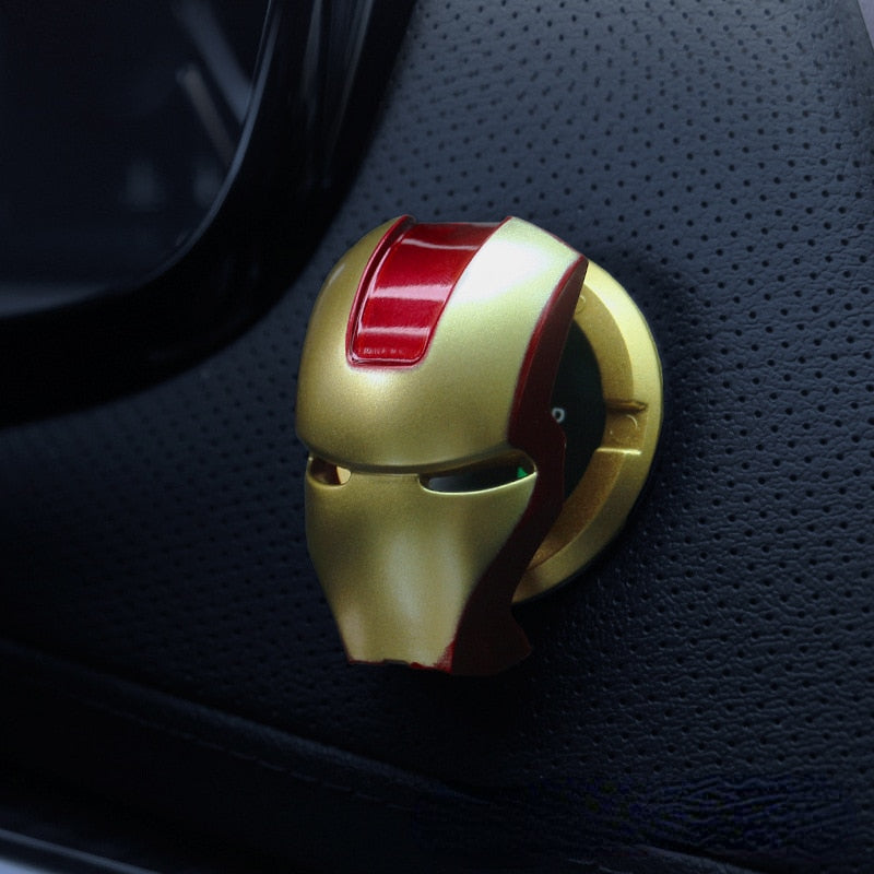 Black Panther Spiderman Iron Man Captain America Hero Push Start Covers