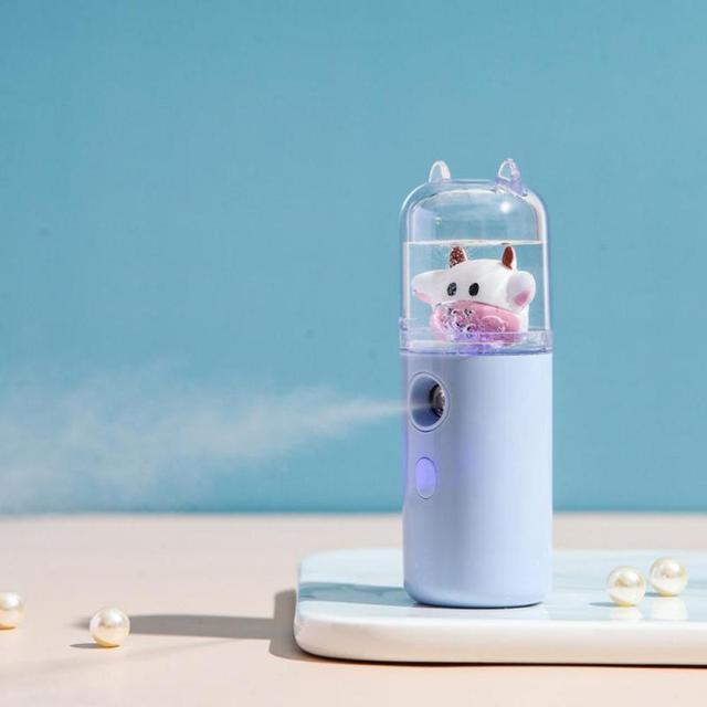 30ml Mini Nano Mist Facial Sprayer Beauty Instrument USB Humidifier Rechargeable Nebulizer Face Steamer Moisturizing Beauty Tool