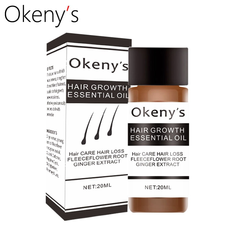 3 Types of Okeny's Women Men's Hair Growth Essence Oil Rapidly Increases Intensive Repair Type Anti- Loss Products