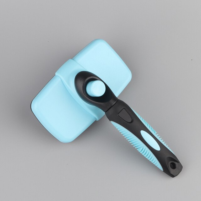 Dog Cat Hair shedding Comb Pet Self Cleaning Brush Grooming Tool Hair Removal Comb Brush For Various Pets Supplies