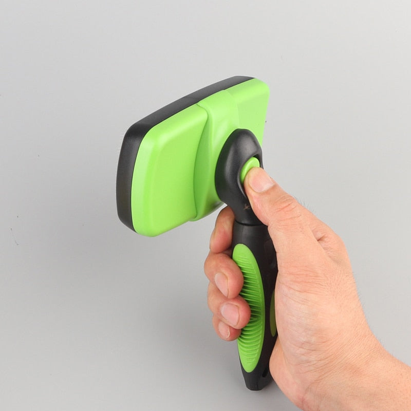 Dog Cat Hair shedding Comb Pet Self Cleaning Brush Grooming Tool Hair Removal Comb Brush For Various Pets Supplies