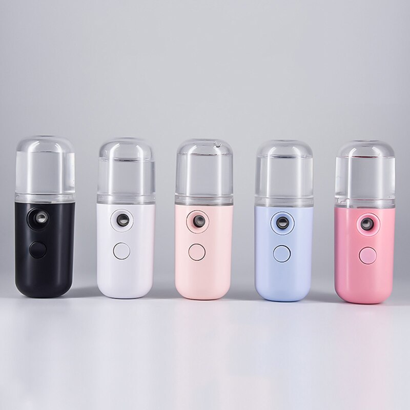 30ml Mini Nano Mist Facial Sprayer Beauty Instrument USB Humidifier Rechargeable Nebulizer Face Steamer Moisturizing Beauty Tool