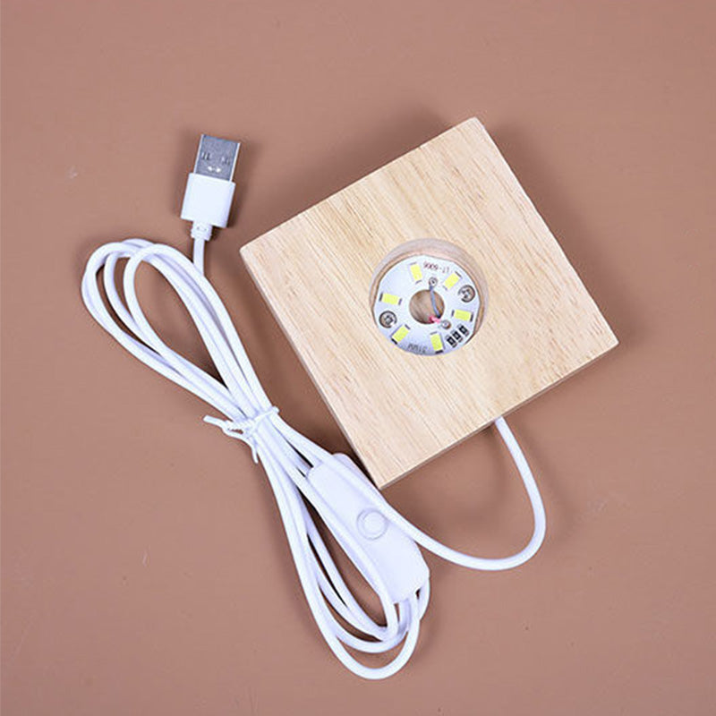 3D Moon Cube LED Night Light