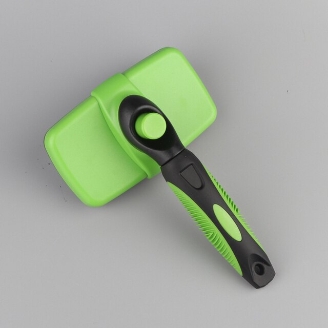 Dog Cat Hair shedding Comb Pet Self Cleaning Brush Grooming Tool Hair Removal Comb Brush For Various Pets Supplies