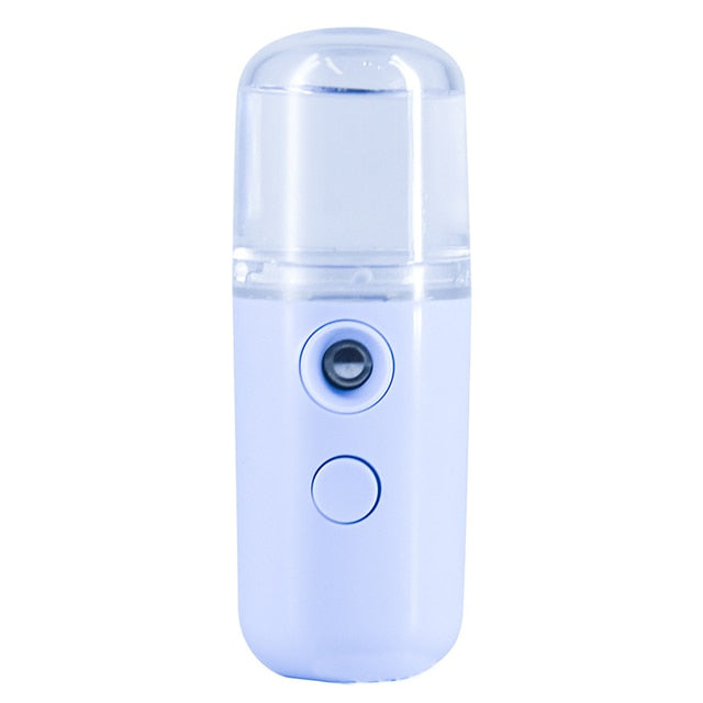 30ml Mini Nano Mist Facial Sprayer Beauty Instrument USB Humidifier Rechargeable Nebulizer Face Steamer Moisturizing Beauty Tool