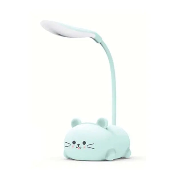 Hot LED Table Lamp Cartoon Cute Pet Cat Night Light Usb Rechargeable Led Table Light Child Eye Protection Warm White Desk Lamp