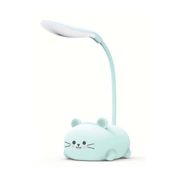 Hot LED Table Lamp Cartoon Cute Pet Cat Night Light Usb Rechargeable Led Table Light Child Eye Protection Warm White Desk Lamp