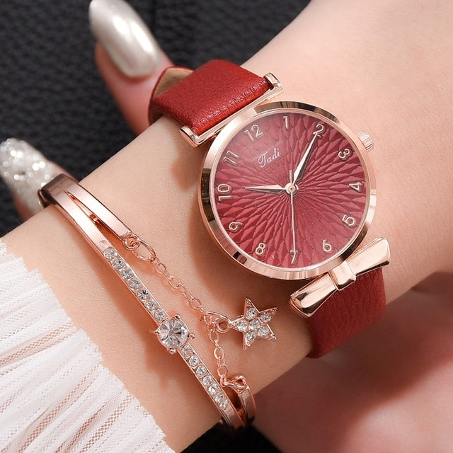 Luxury Women Bracelet Quartz Watches For Women Magnetic Watch Ladies Sports  Dress Pink Dial Wrist Watch Clock Relogio Feminino