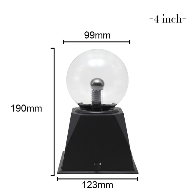 Novelty Magic Crystal Plasma Ball Touch Lamp