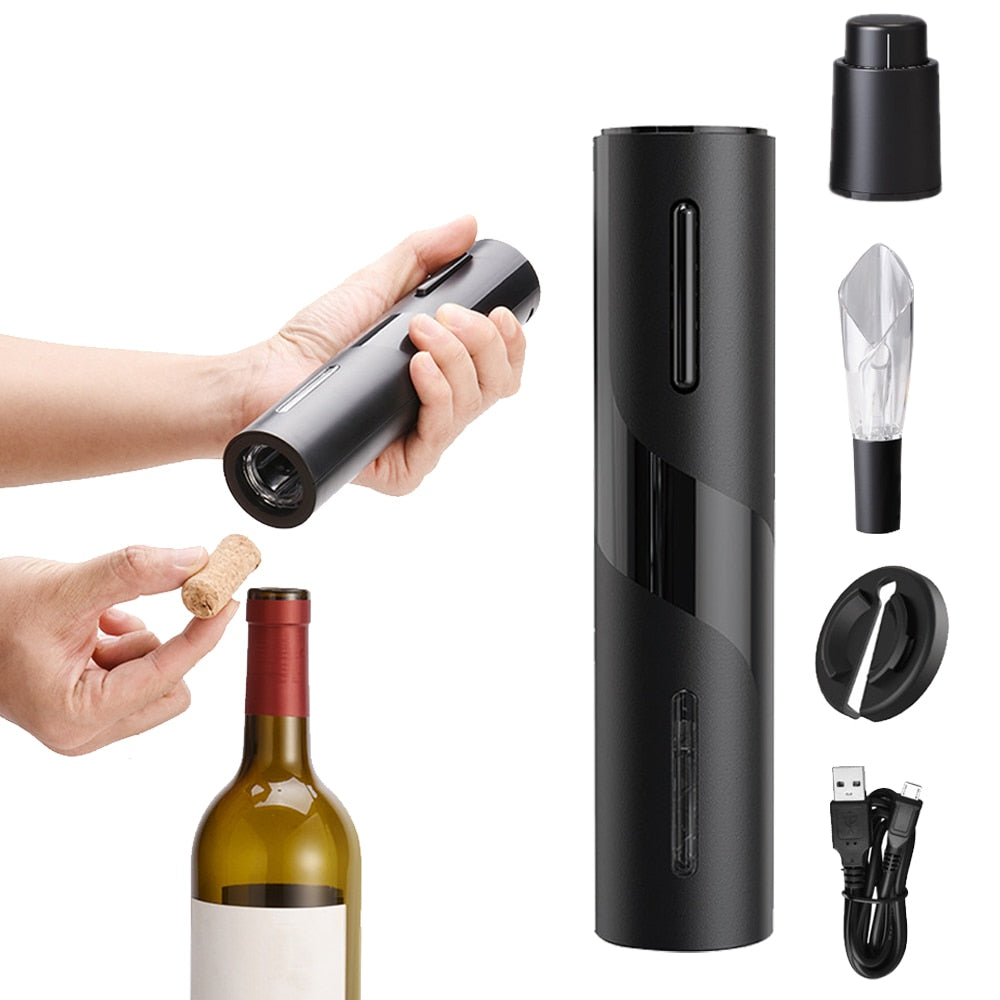 CUBEHEXA™ Rechargeable Electric Wine Bottle Opener