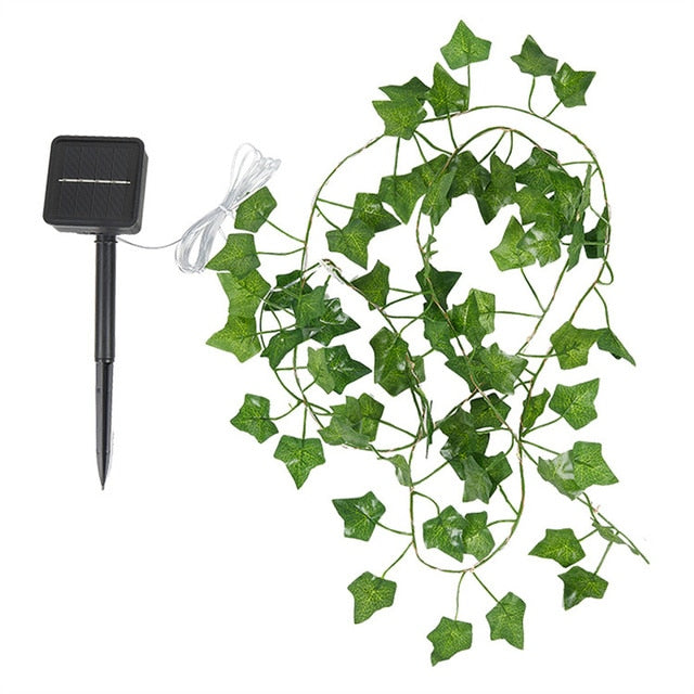 Fairy Lights Solar Lights Maple Leaf Waterproof Outdoor Garland 10m 100LED /5M 50 LED Solar Lamp Christmas for Garden Decoration