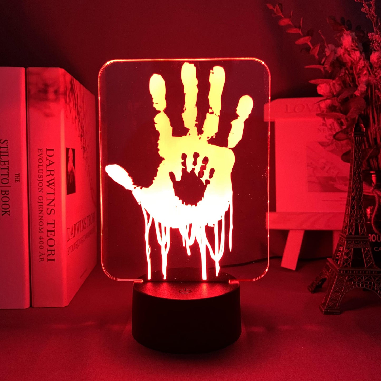 Video Game Stranding Hand Prints Led Night Light for Kids Room Decor Cool Gift for Child Gamers Nightlight Usb Desk Lamp Death