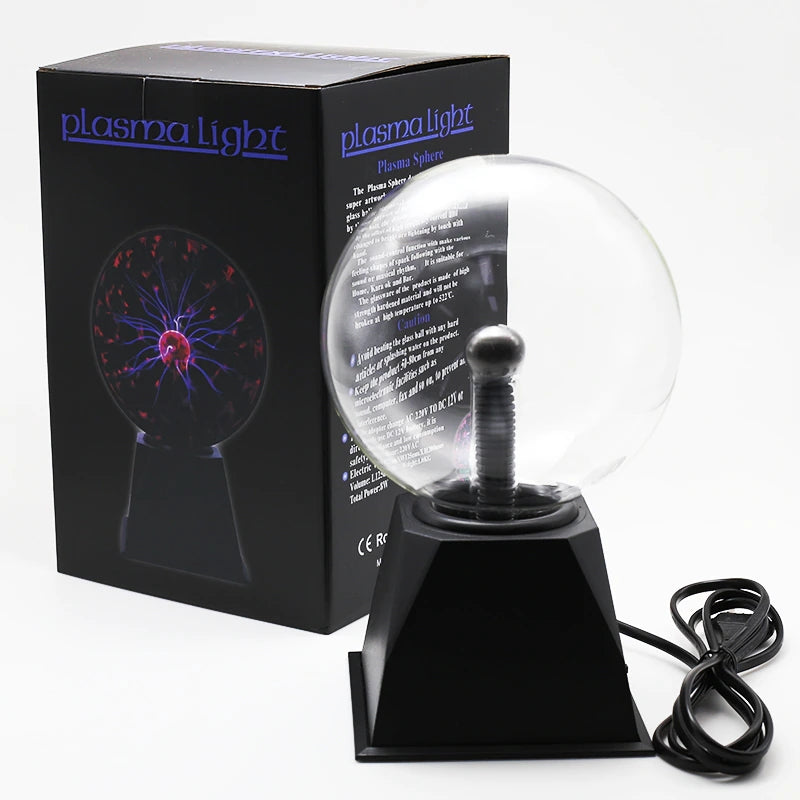 Novelty Magic Crystal Plasma Ball Touch Lamp