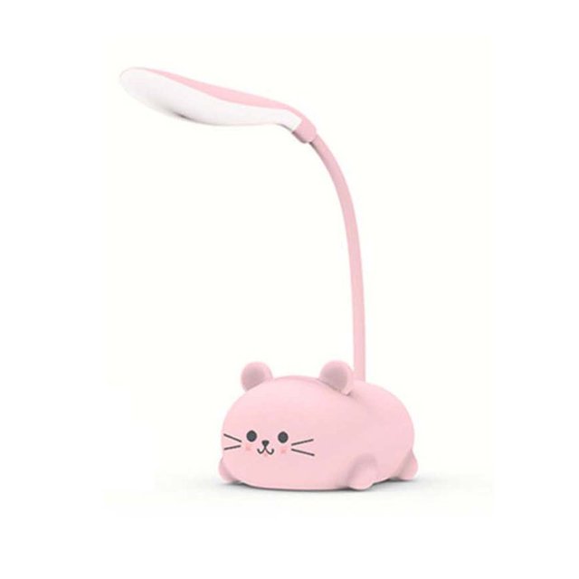 Hot LED Table Lamp Cartoon Cute Pet Cat Night Light Usb Rechargeable Led Table Light Child Eye Protection Warm White Desk Lamp