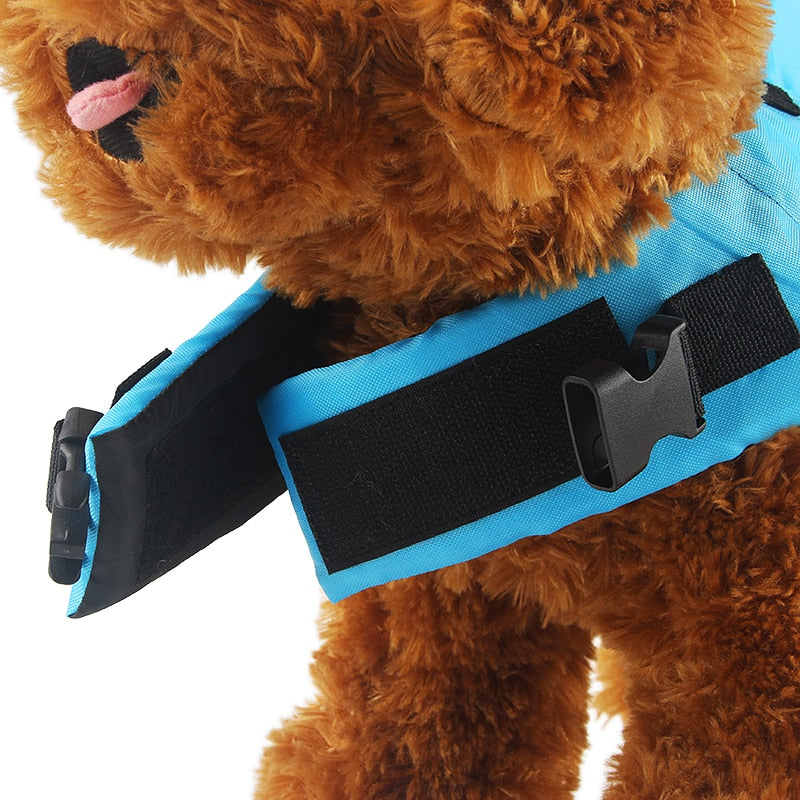 Dog Life Vest Summer Shark Pet Life Jacket Dog Clothes Dogs Swimwear Pets Swimming Suit